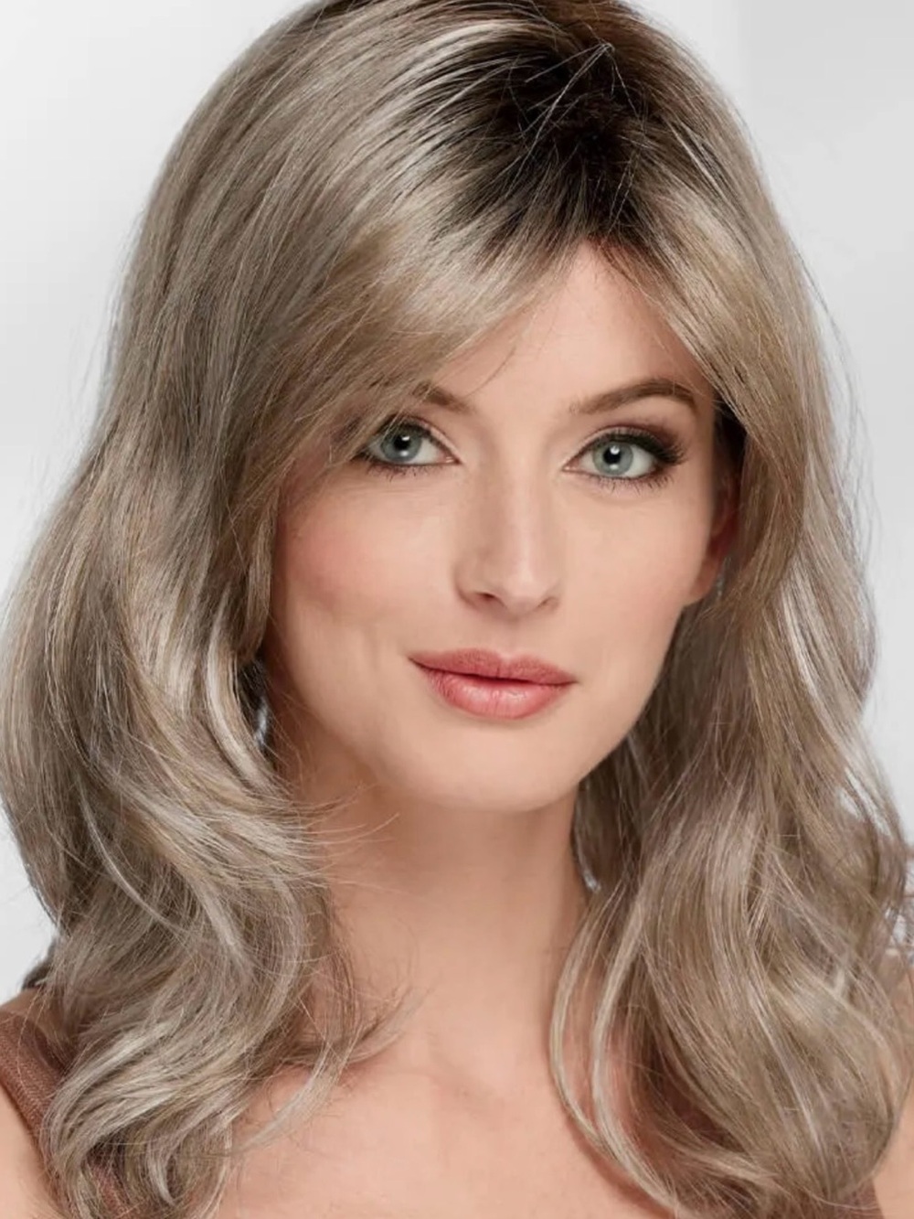 Paula Young Platinum Ash 101 Blonde Wig - Natural Wave Style-NWT